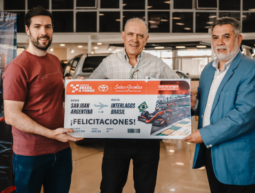 Gabriel Navas ganó el viaje a Interlagos y vivirá el Gran Premio de Fórmula 1 junto a su papá